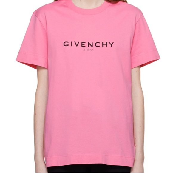 Givenchy Pink Reverse T-Shirt - Picture 1 of 6